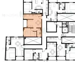 Apartamento 45.73 m2  en Conjunto Residencial Los Jazmines II