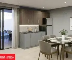 Casas de 2 ,3 y 4 dormitorios en venta en el condominio cerrado.