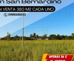Terrenos de 360m² a dos pasos de la Avenida Guillermo Naumann en San Bernardino