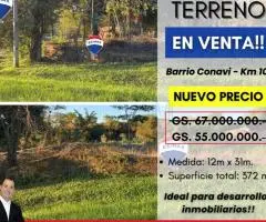Terreno económico - Barrio Conavi km 10.
