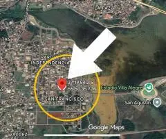 Terreno a pasos de la Costanera y el nuevo puente en el Barrio San Francisco - Cambyretá.
