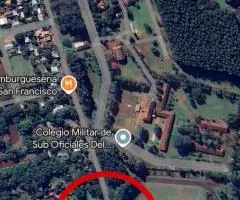 Terreno ubicado sobre la Avenida Defensores del Chaco en el distrito de San Juan del Paraná.
