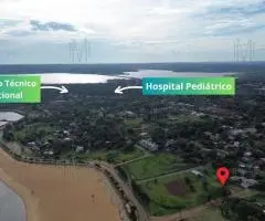 Terreno ubicado a tan solo una cuadra de la playa Mboi Ka’e - Encarnación.