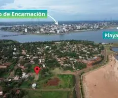 Terreno ubicado a tan solo una cuadra de la playa Mboi Ka’e - Encarnación.
